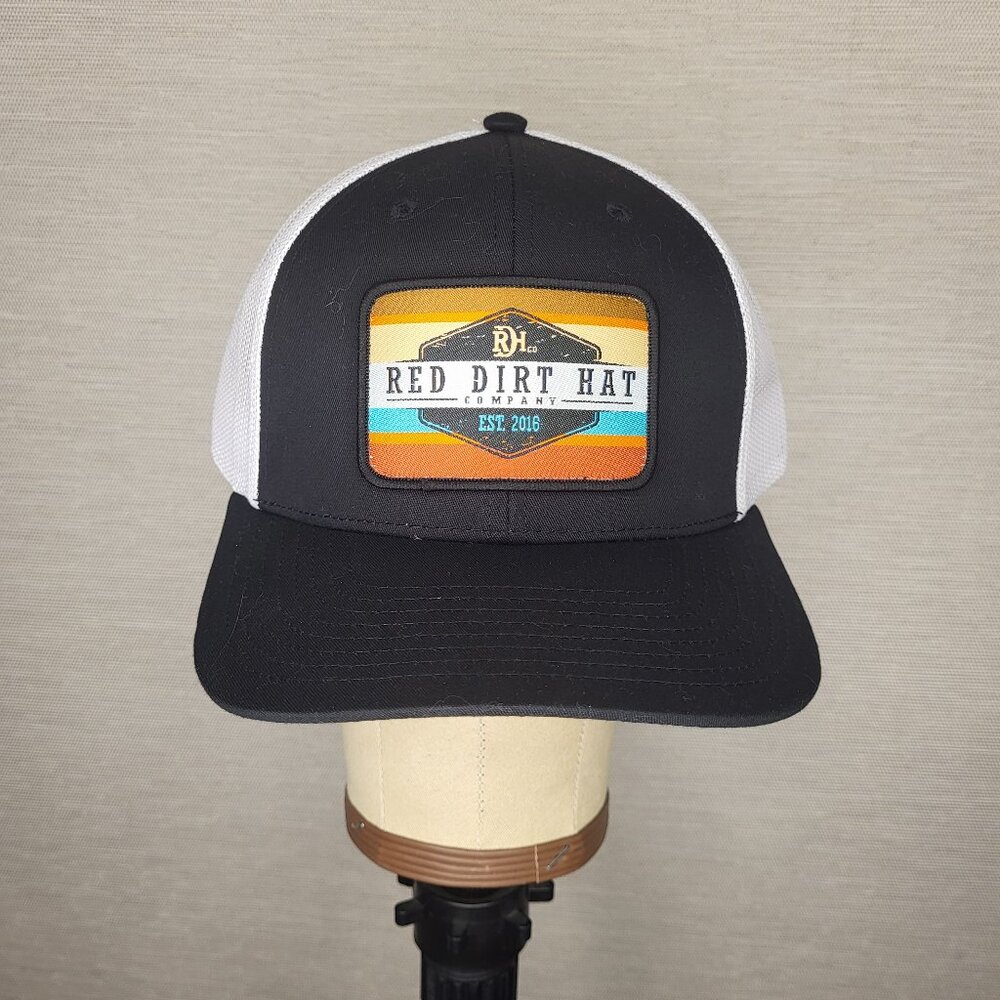 Red Dirt Hat Co. RDHC168  Black & White One Size Adjustable NWT